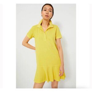 Tuckernuck Pique May Polo Dress – Yellow (Size XS)